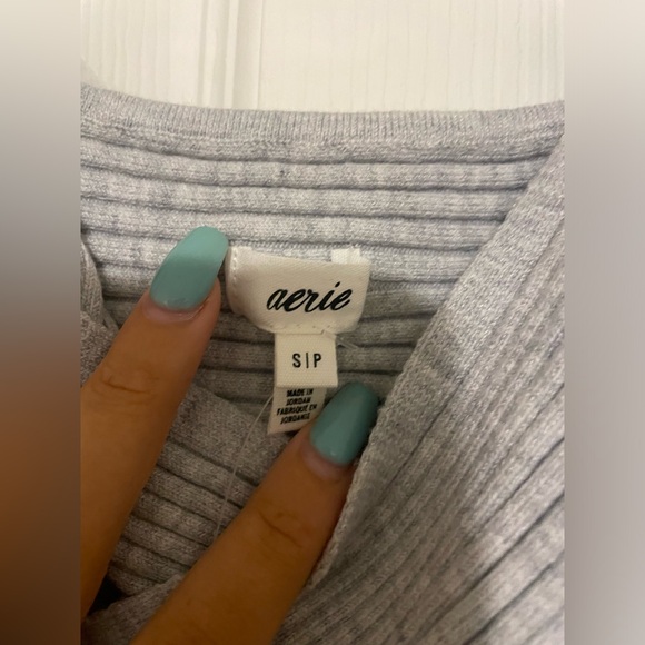 Aerie Cross Front Sweater Tank Top NWT - Picture 3 of 6